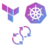 Terraform Kubernetes CI/CD Icon