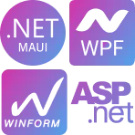 MAUI WPF WinForms ASP.NET Core Icon