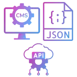 Headless REST JSON API Icon