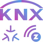 KNX + Z-Wave + Matter Icon