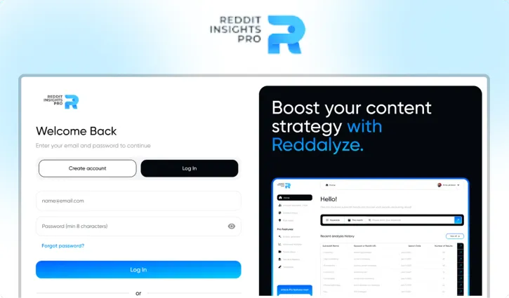 Reddit Insights Pro : An AI-Powered SaaS Platform for Smarter Reddit Marketing